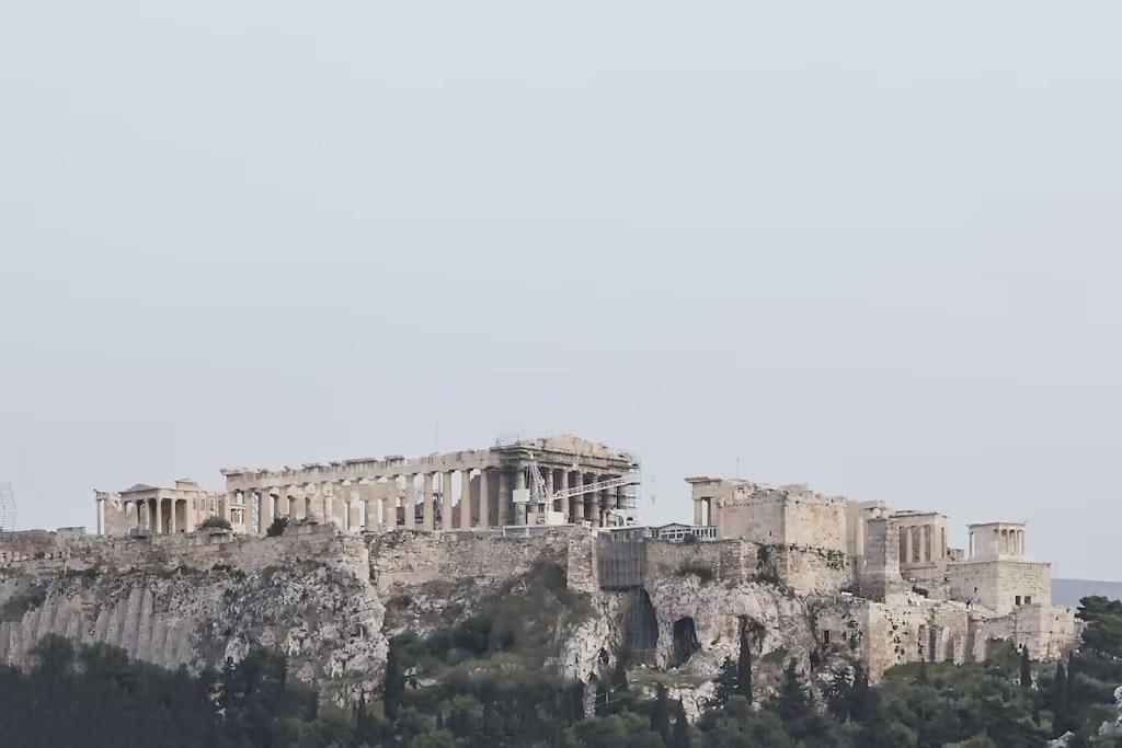 Luxury Acropolis View Duplex Penthouse In Thiseio 155M2 Athens Ngoại thất bức ảnh