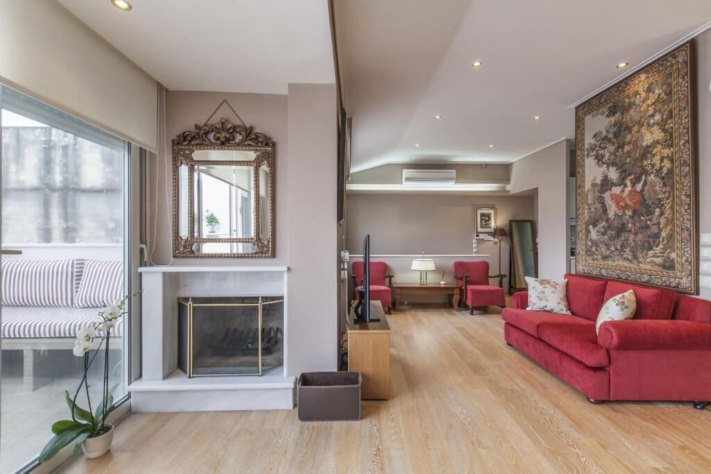 Luxury Acropolis View Duplex Penthouse In Thiseio 155M2 Athens Ngoại thất bức ảnh